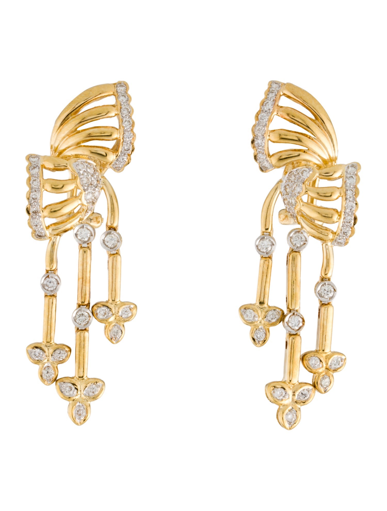 Earrings 18K Diamond Earclip