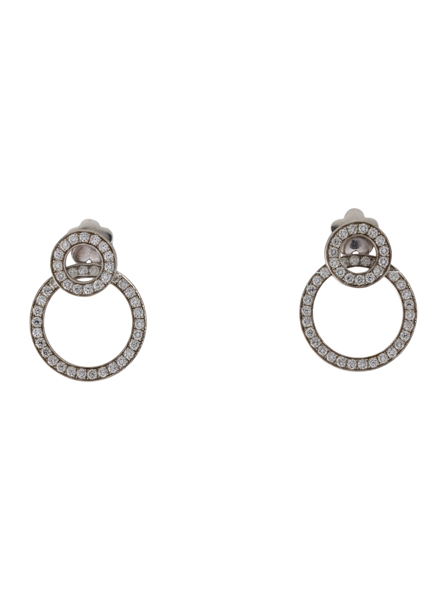 Earrings 18K 2.25ctw Diamond Drop
