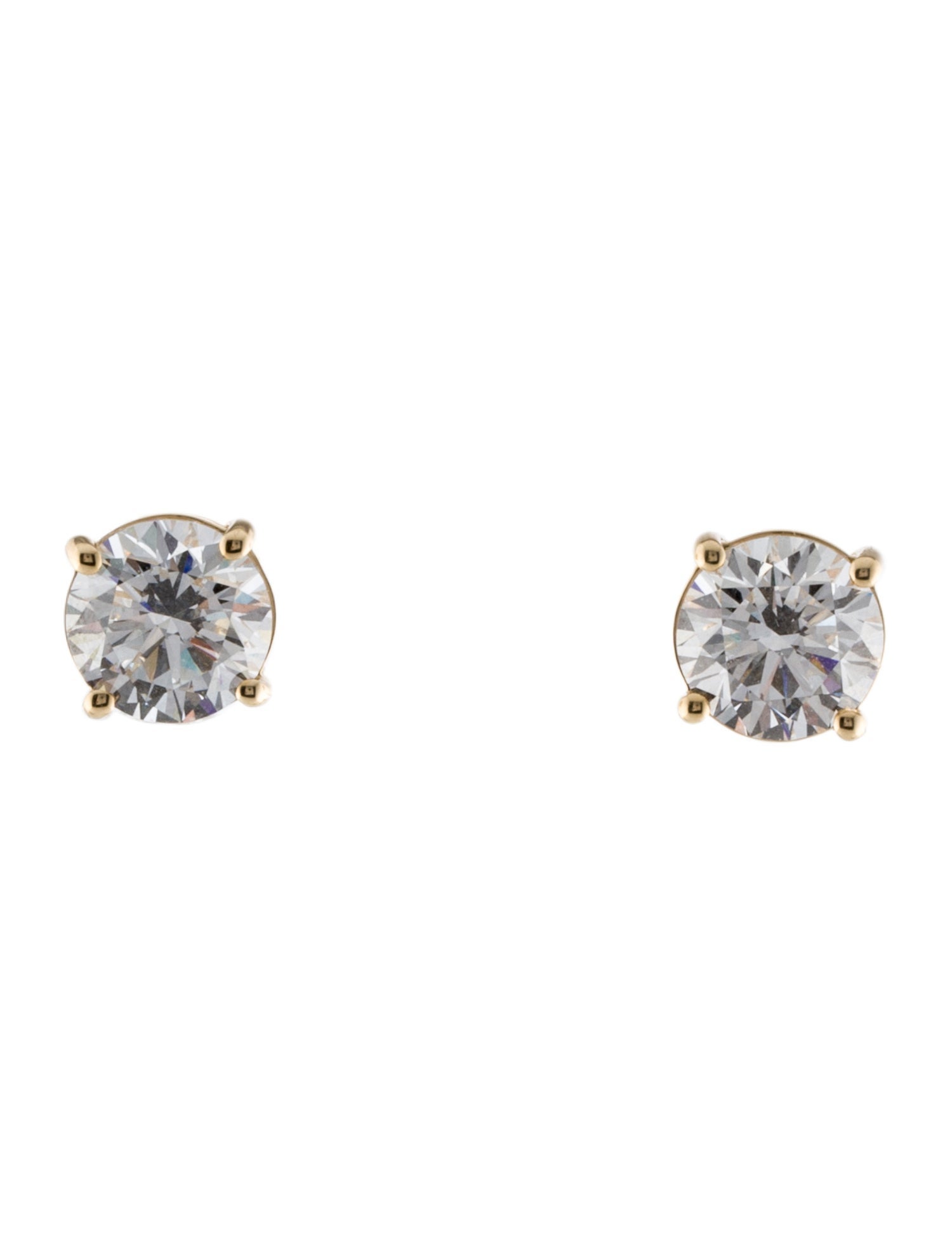 Earrings 14K 3.79ctw Lab-Grown Diamond Studs