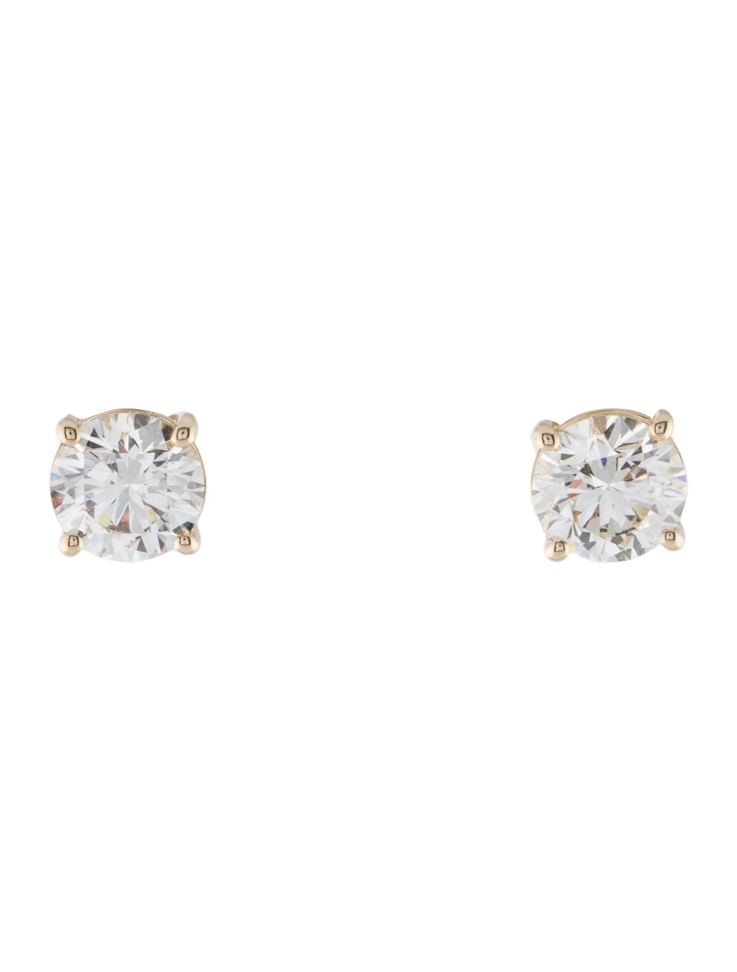 Earrings 14K 4.01ctw Lab-Grown Diamond Stud Earrings