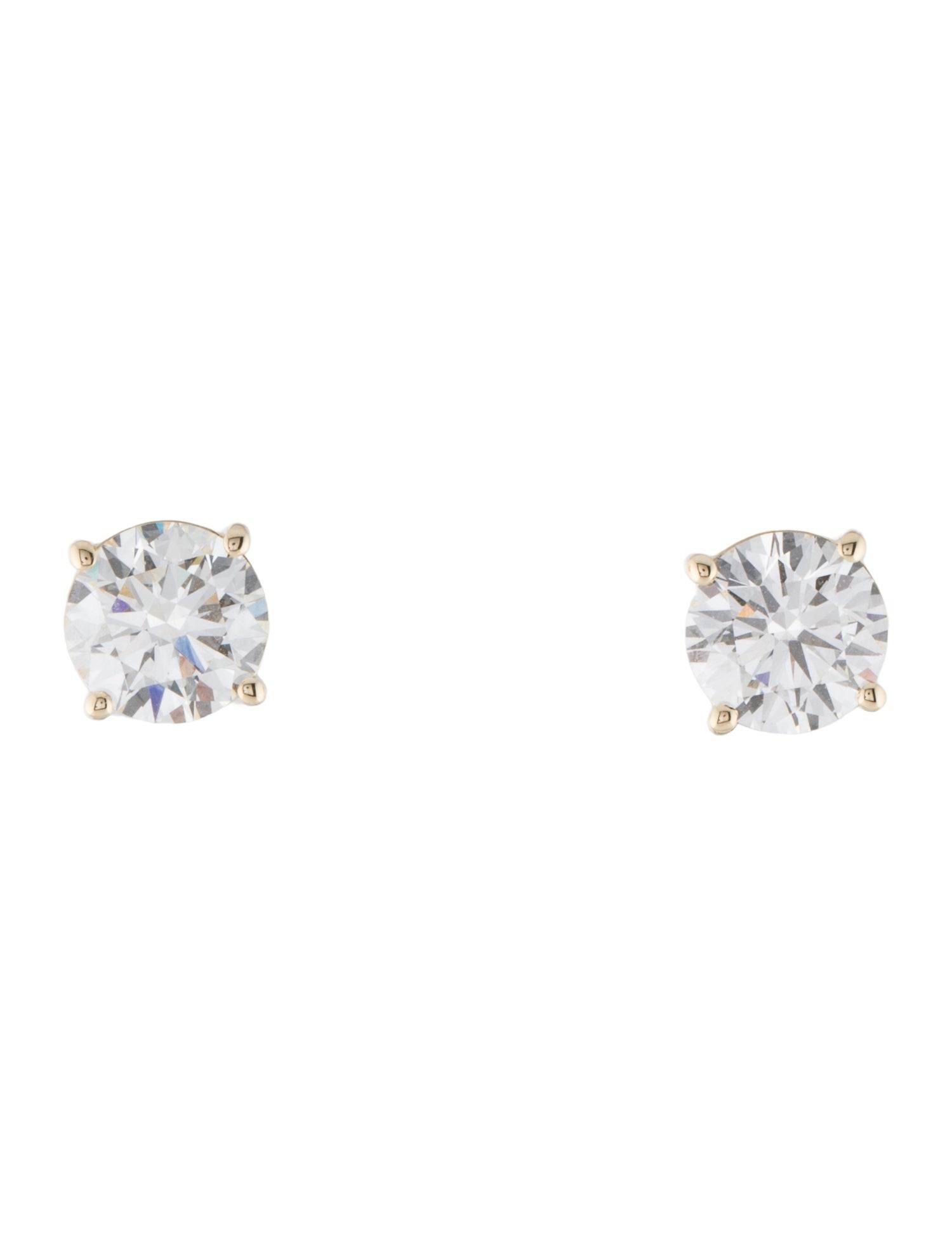 Earrings 14K 4.00ctw Lab-Grown Diamond Stud Earrings