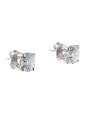 Earrings 14K 3.02ctw Lab-Grown Diamond Stud Earrings