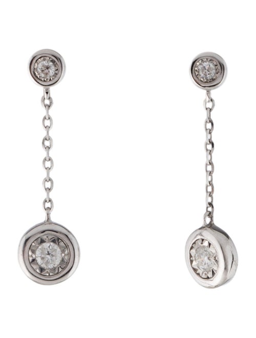 Earrings 14K Diamond Drop Earrings