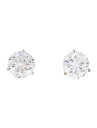 Earrings 18K 9.74ctw Lab-Grown Diamond Stud Earrings