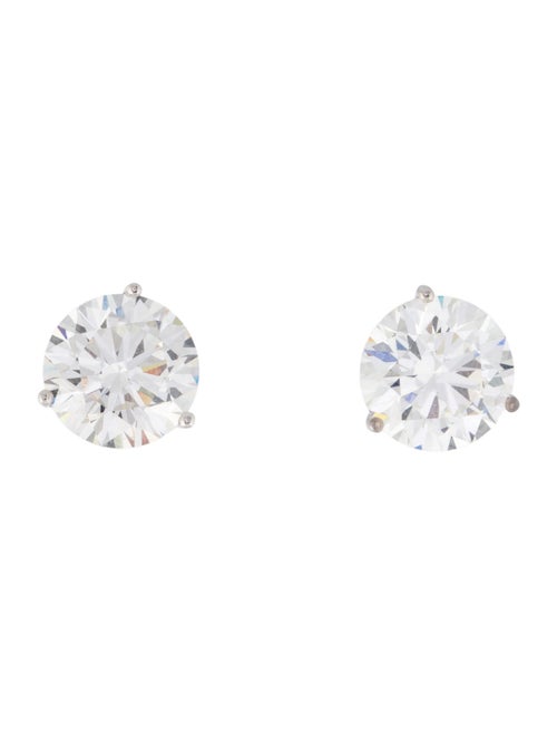 Earrings 18K 9.74ctw Lab-Grown Diamond Stud Earrings