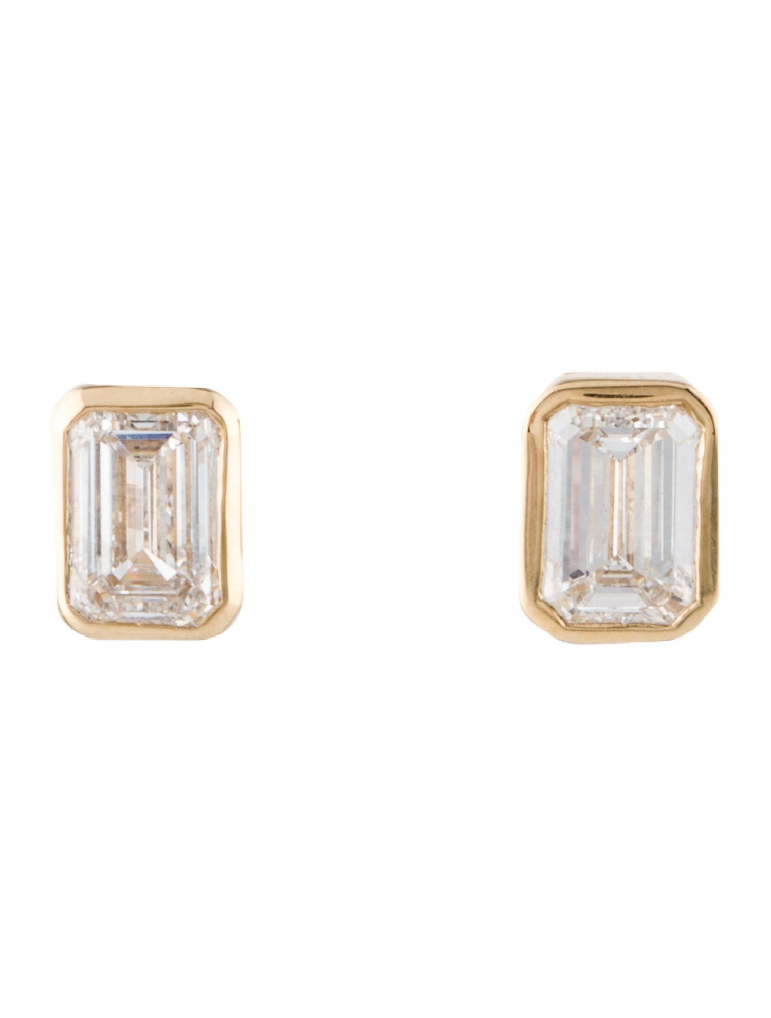 Earrings 14K 2.09ctw Lab-Grown Diamond Stud Earrings