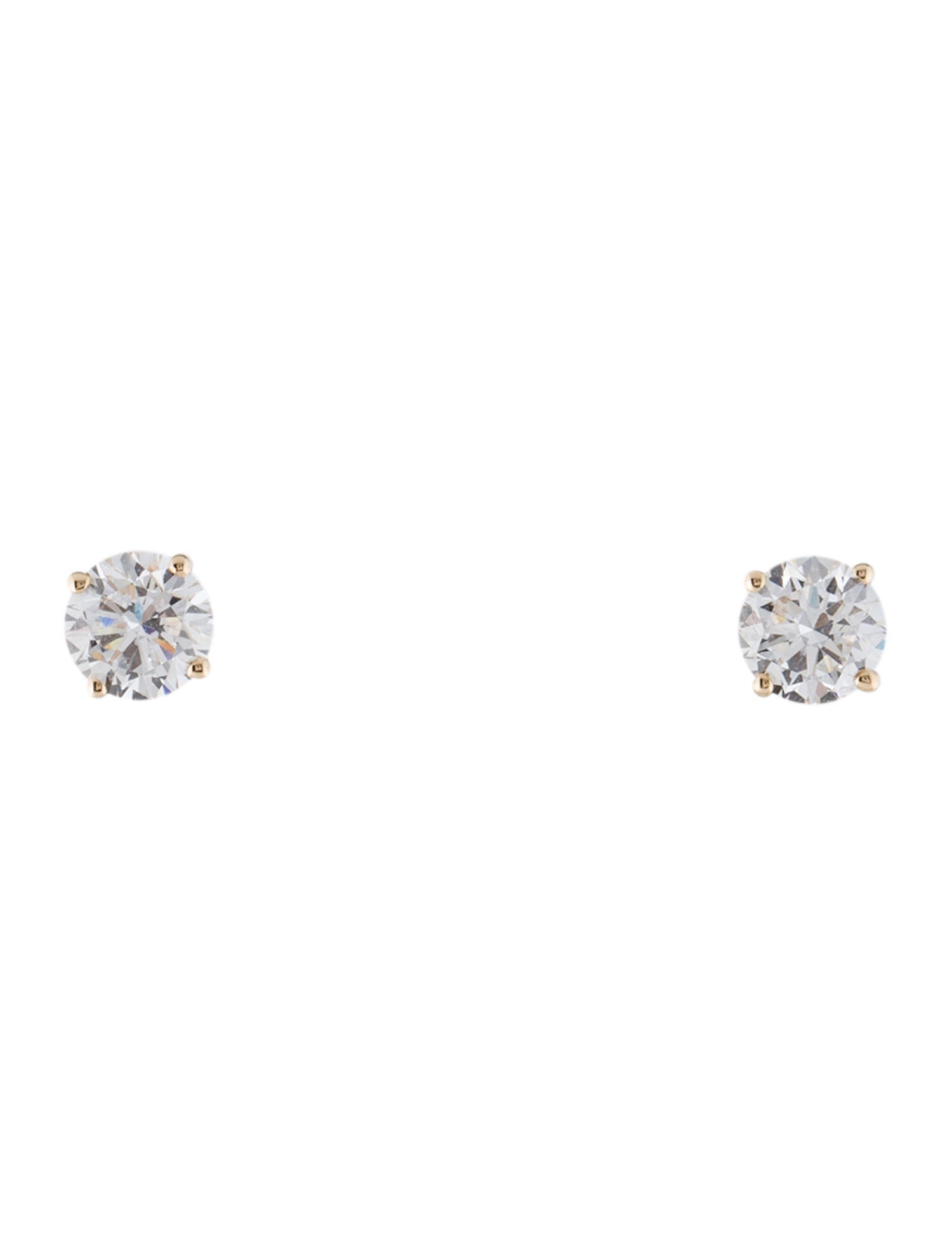 Earrings 14K 1.56ctw Lab-Grown Stud Earrings