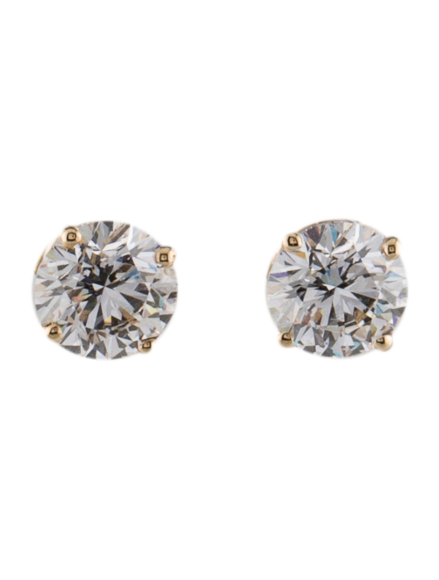 Earrings 14K 1.56ctw Lab-Grown Diamond Stud Earrings