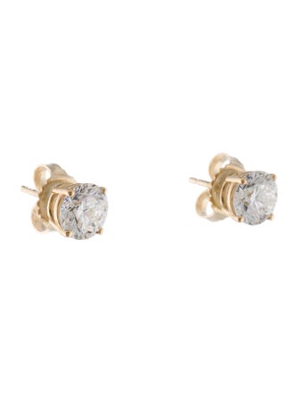 Earrings 14K 2.17ctw Lab-Grown Diamond Stud Earrings