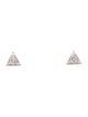 Earrings 18K Diamond Triangle Stud Earrings