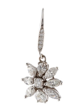 Earrings 14K 1.34ctw Diamond Single Drop Earring