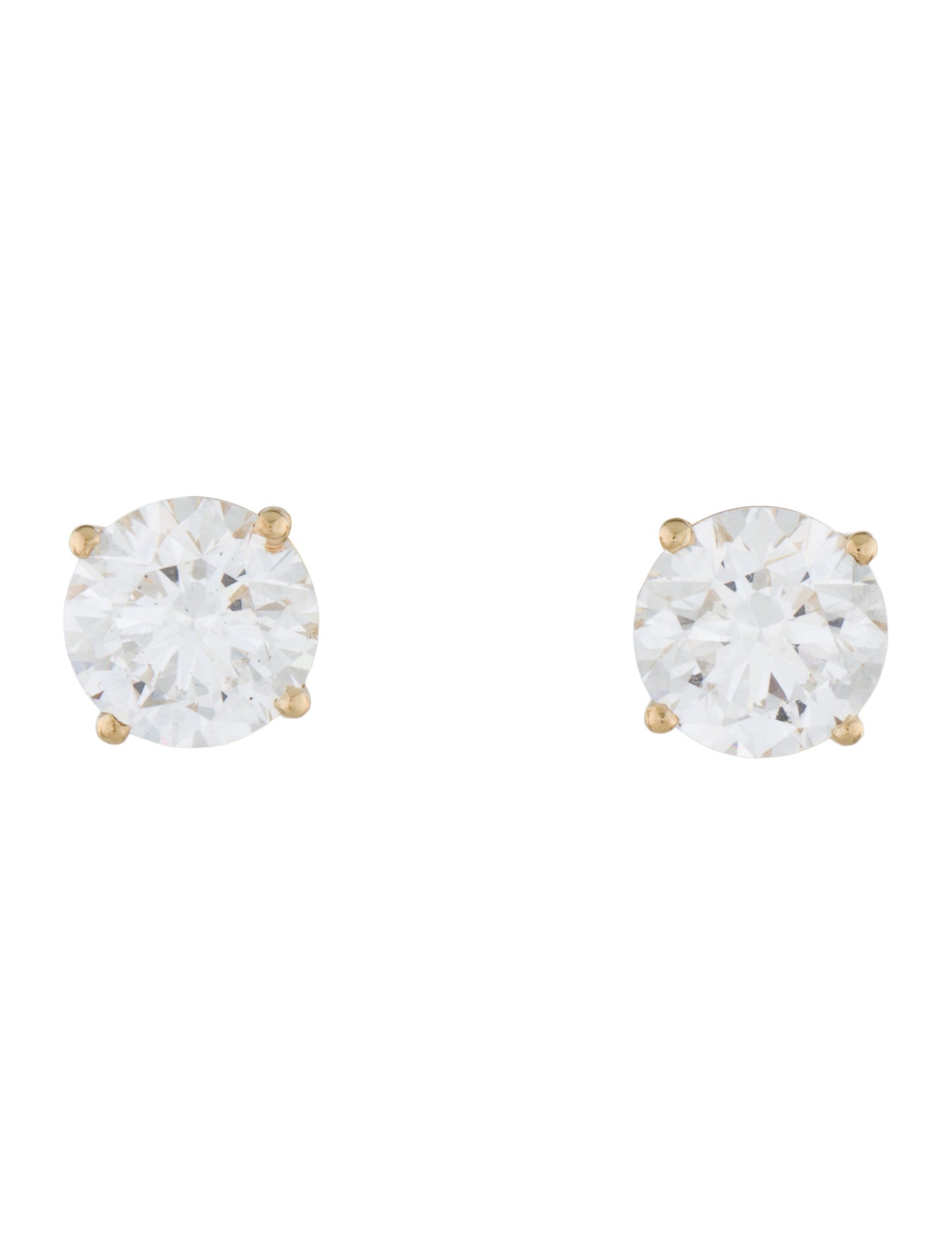 Earrings 14K 4.34ctw Lab-Grown Diamond Stud Earrings