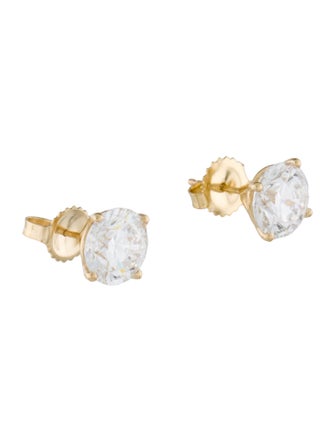 Earrings 14K 4.34ctw Lab-Grown Diamond Stud Earrings