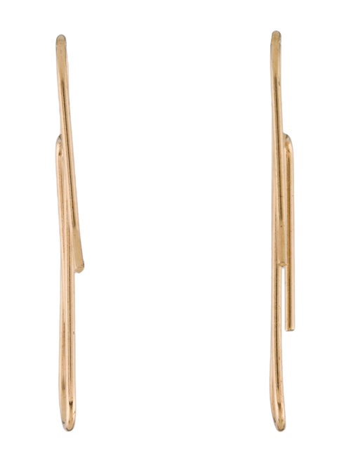 Earrings 14K Paperclip Drop Earrings