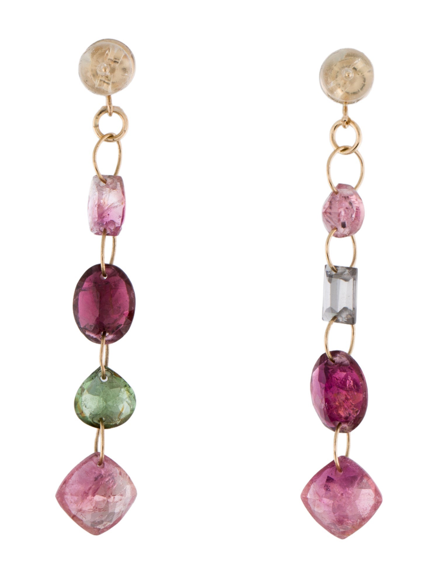 Earrings 14K Tourmaline Drop Earrings