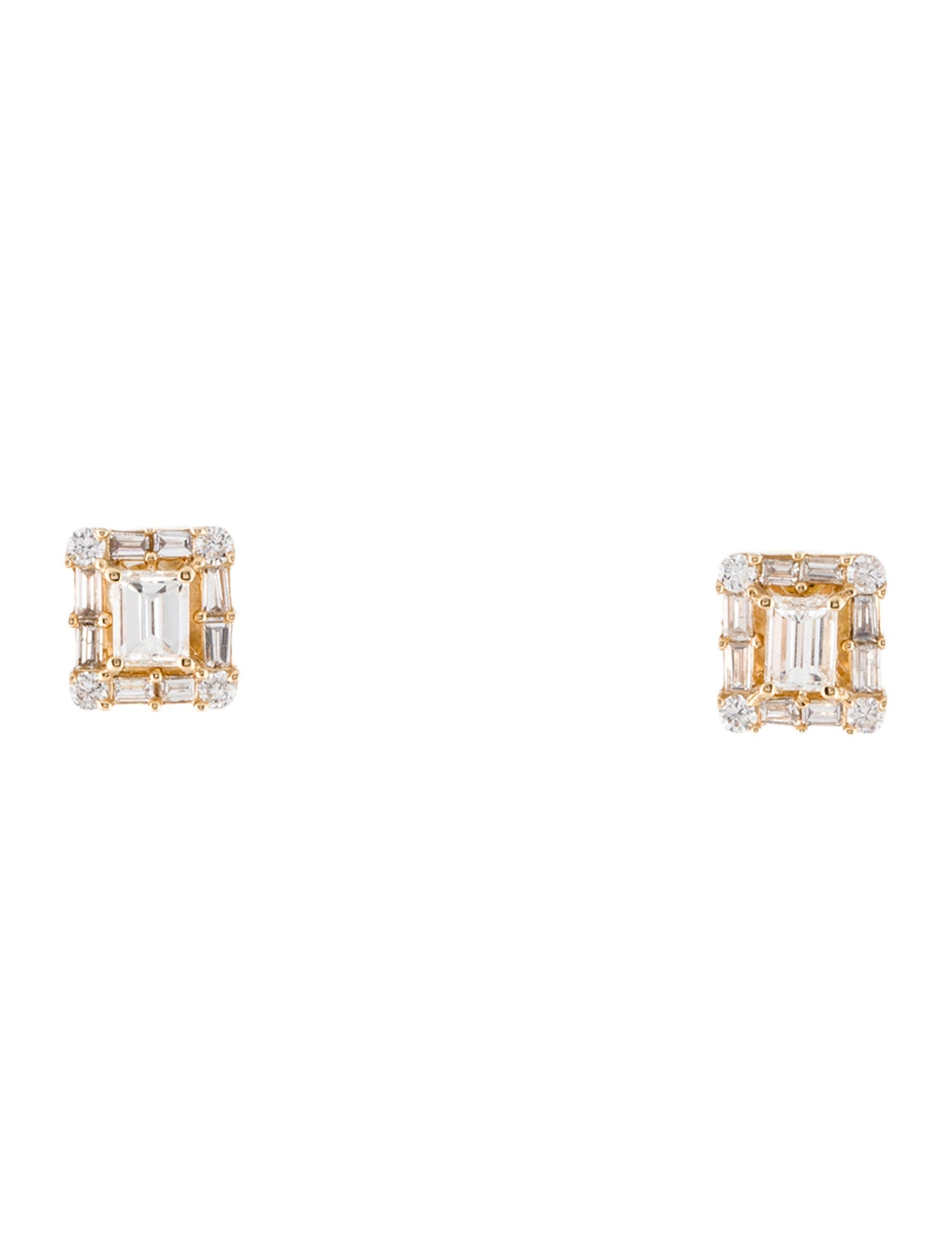 Earrings 18K Diamond Stud Earrings