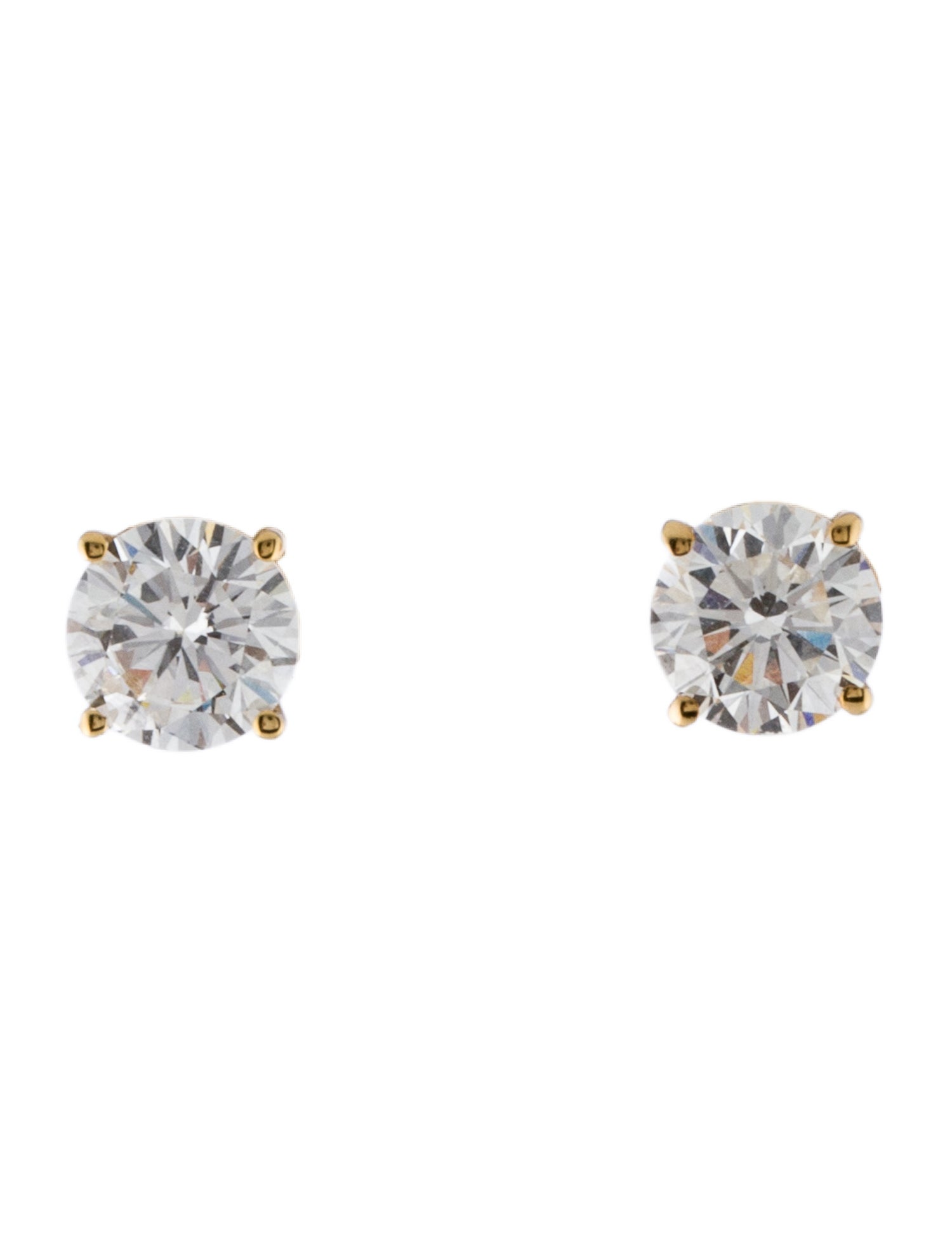 Earrings 14K 1.46ctw Lab-Grown Diamond Stud Earrings