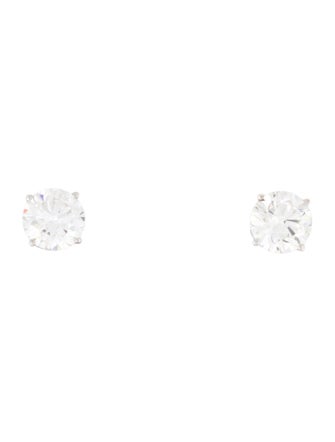 Earrings 14K 3.40ctw Lab-Grown Diamond Stud Earrings