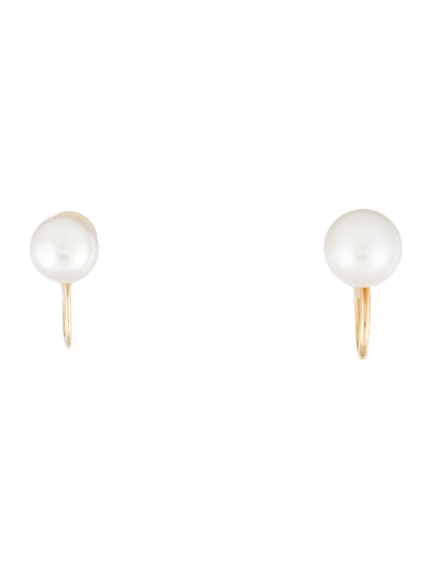 Earrings 14K Pearl Clip-On Earrings