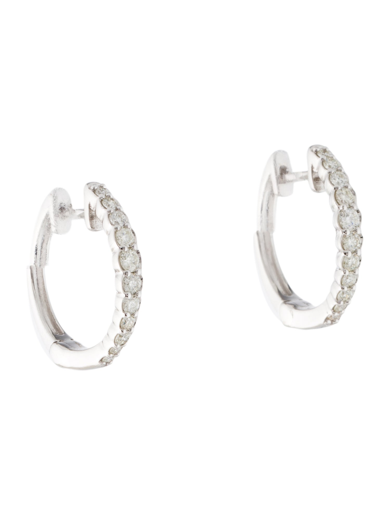 Earrings 14K Diamond Huggies