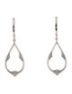 Earrings 14K Diamond Open Teardrop