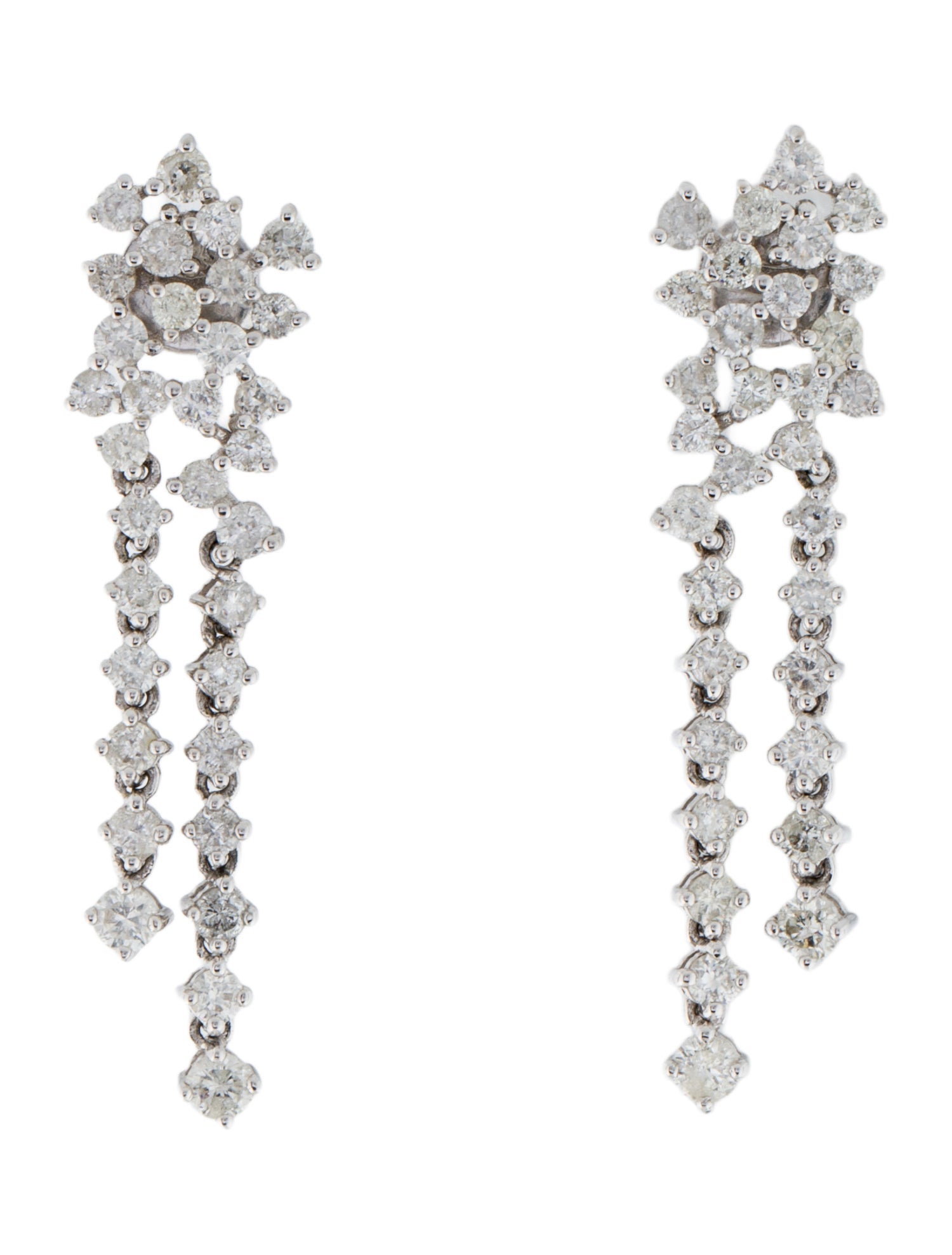 Earrings 14K 1.90ctw Diamond Drop Earrings