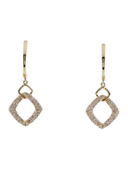 Earrings 14K Diamond Drop Earrings