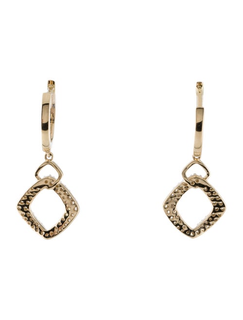 Earrings 14K Diamond Drop Earrings