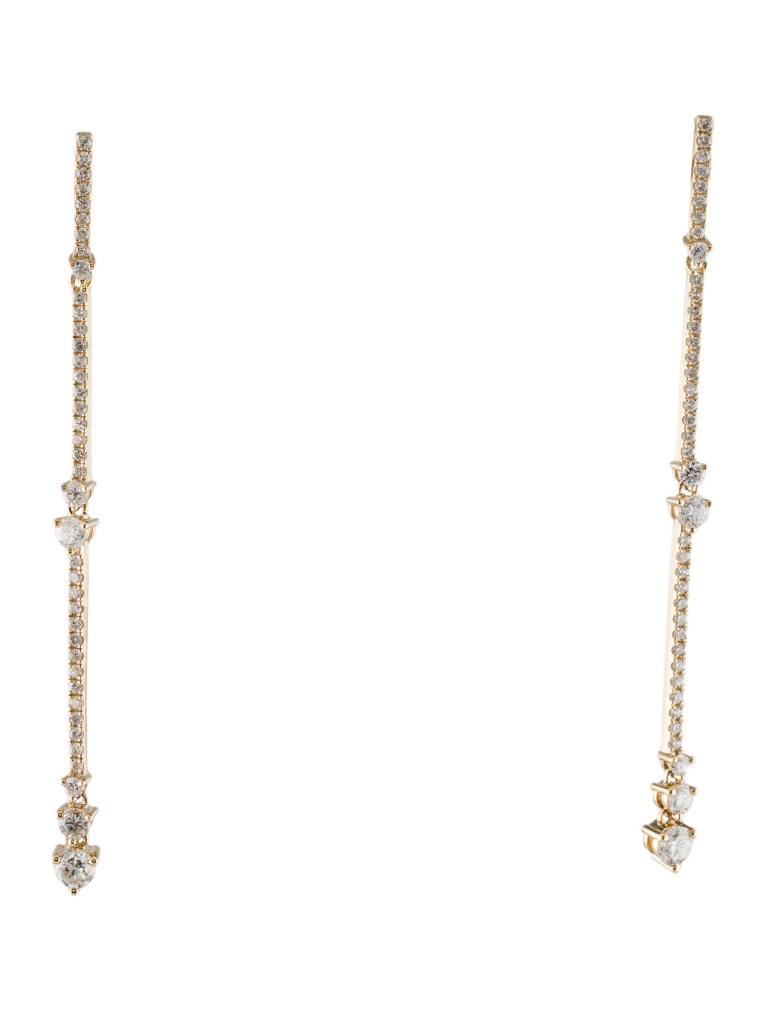 Earrings 14K 1.25ctw Diamond Drop Earrings