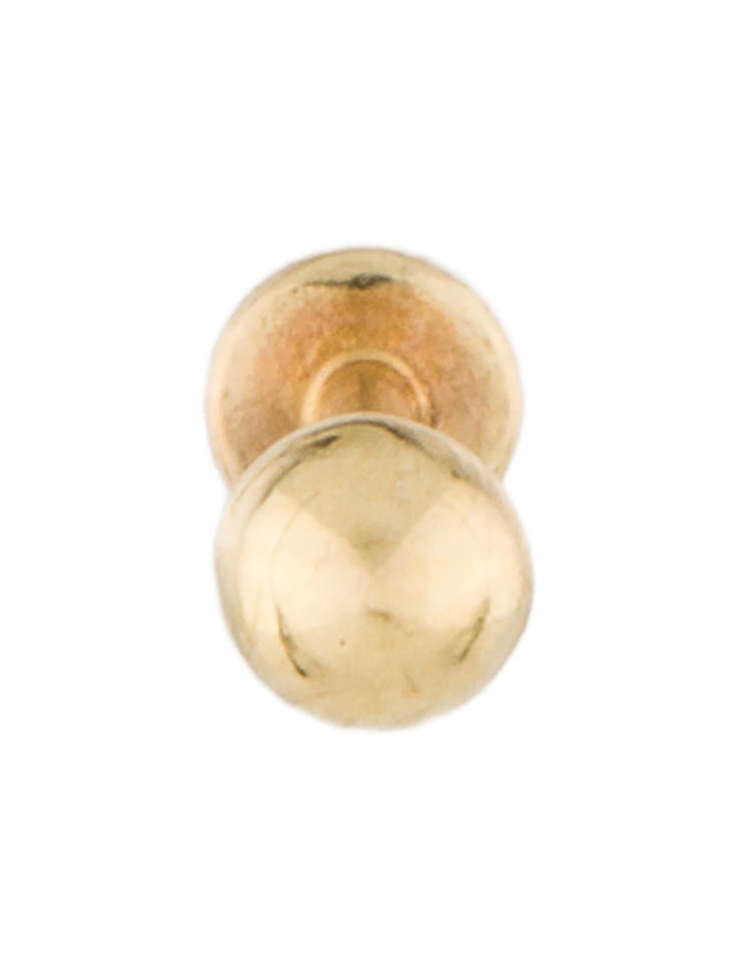 Earrings 14K Ball Single Threaded Stud Earring