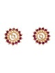 Earrings 14K Ruby Earring Jackets