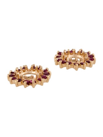 Earrings 14K Ruby Earring Jackets