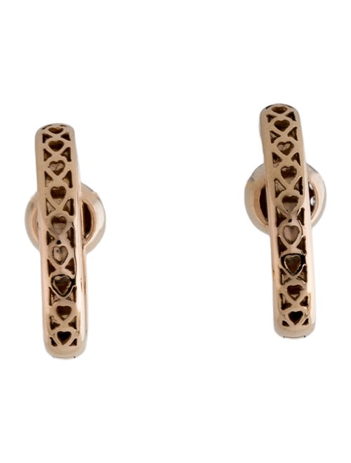 Earrings 18K Diamond Hoop Earrings