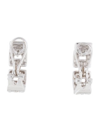 Earrings 14K Diamond Chain Link Drop Earrings