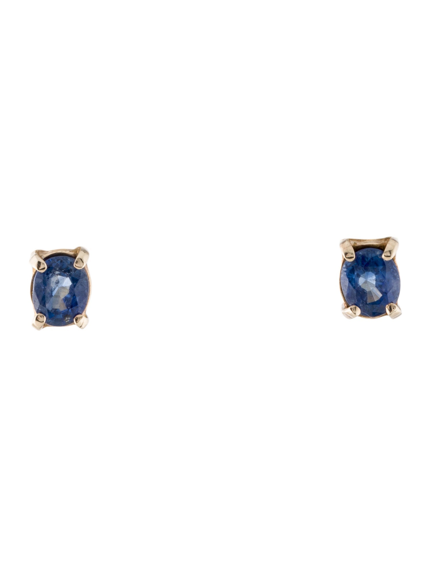 Earrings 14K 1.47ctw Sapphire Stud