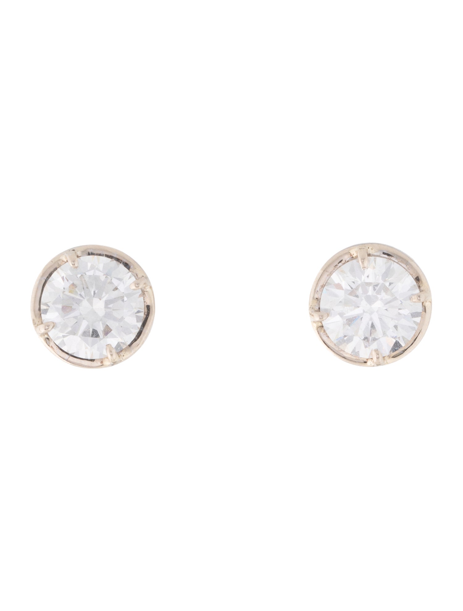 Earrings 14K 4.10ctw Lab-Grown Diamond Stud Earrings