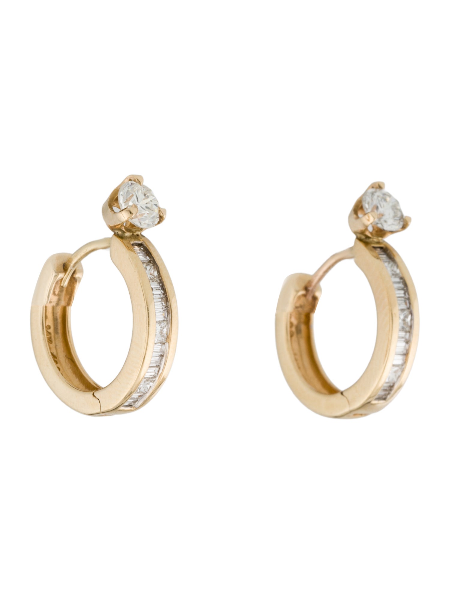 アクセサリー BURBERRY ROSE MONOGRAM HOOP EARRINGS Burberry TB Monogram Outline Hoop Earrings - Hoop, Earrings