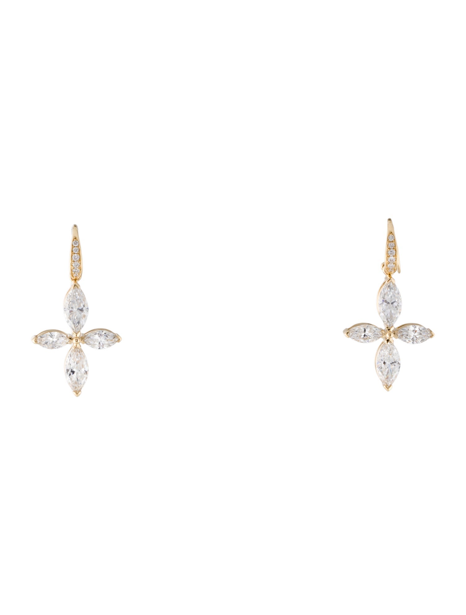 Earrings 14K 2.41ctw Lab-Grown Diamond Drop Earrings
