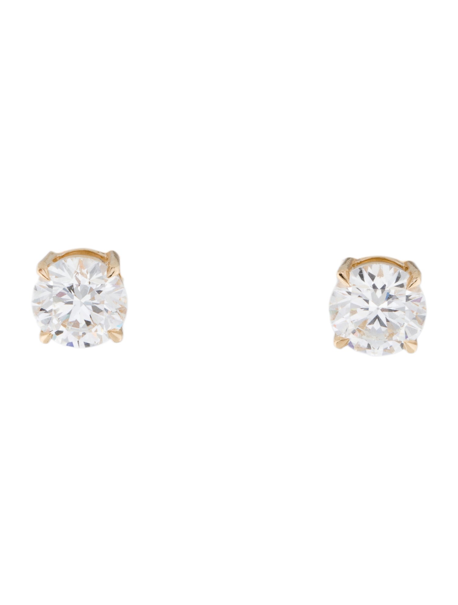 Earrings 14K 3.05ctw Lab-Grown Diamond Stud Earrings