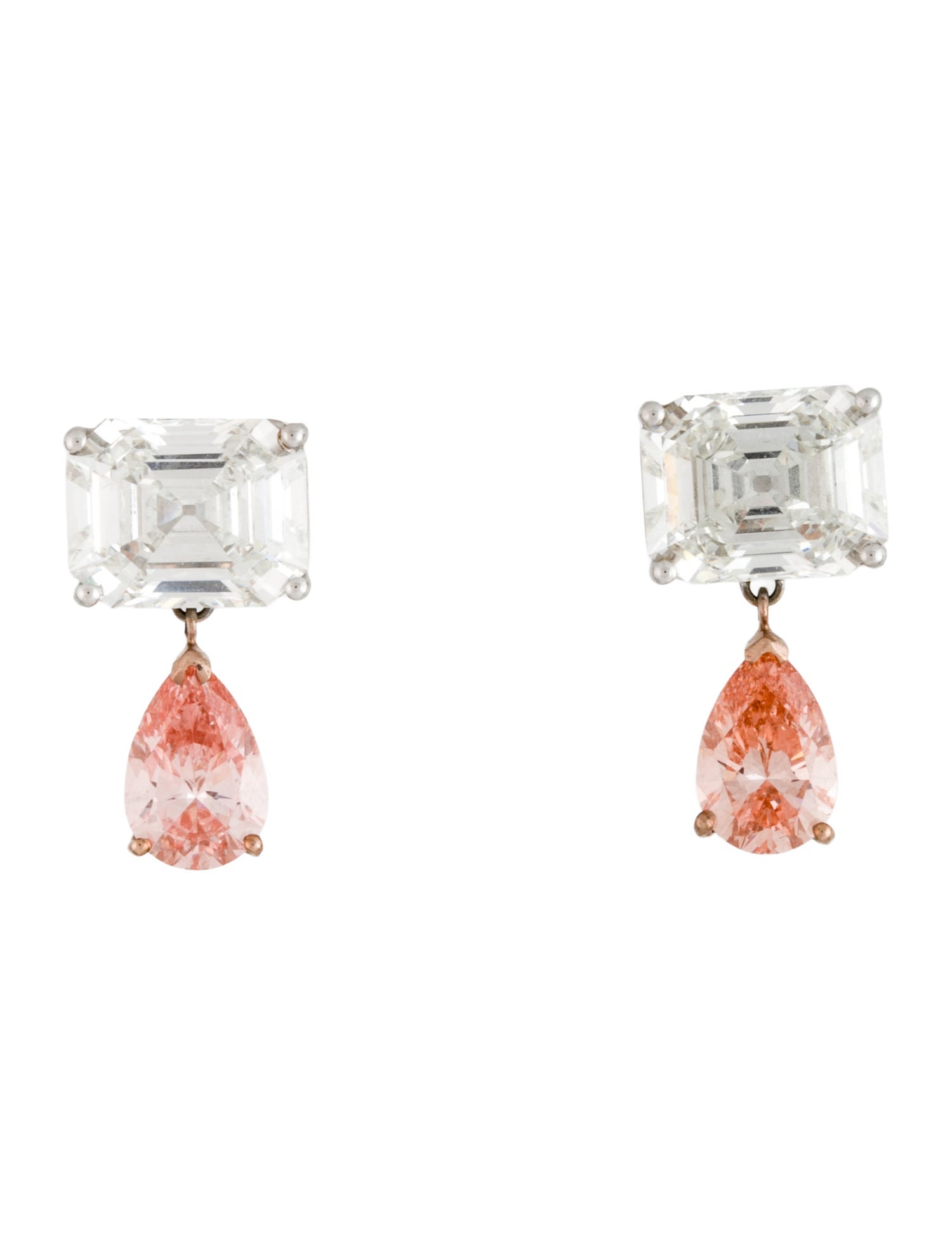 Earrings 14K 11.20ctw Lab-Grown Diamond Drop Earrings