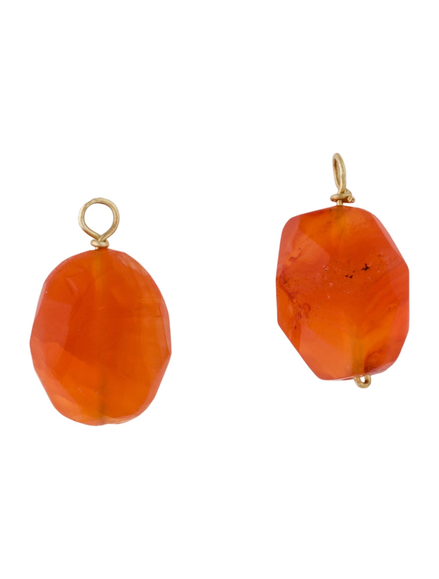 Earrings 18K Carnelian Earring Enhancer