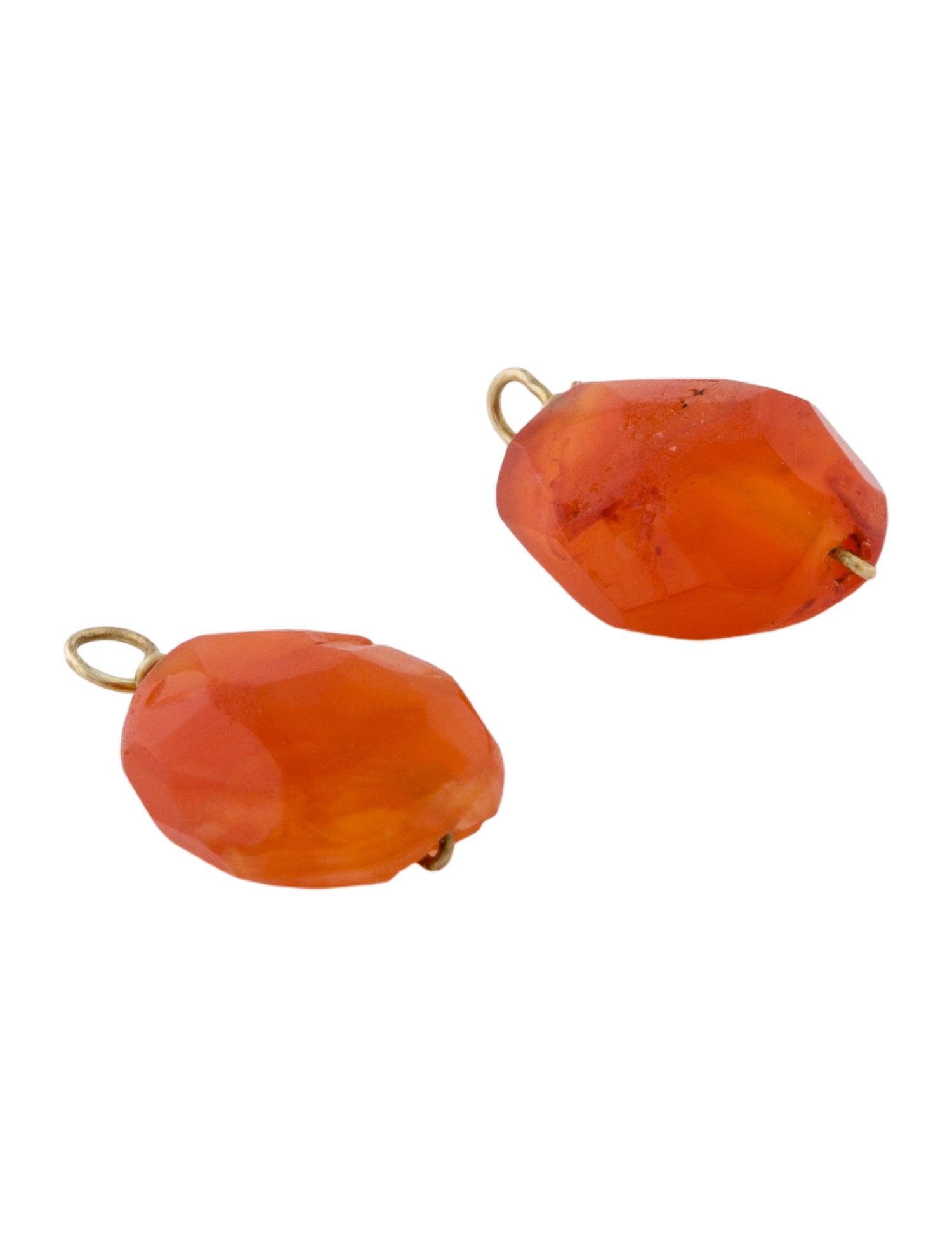 Earrings 18K Carnelian Earring Enhancer