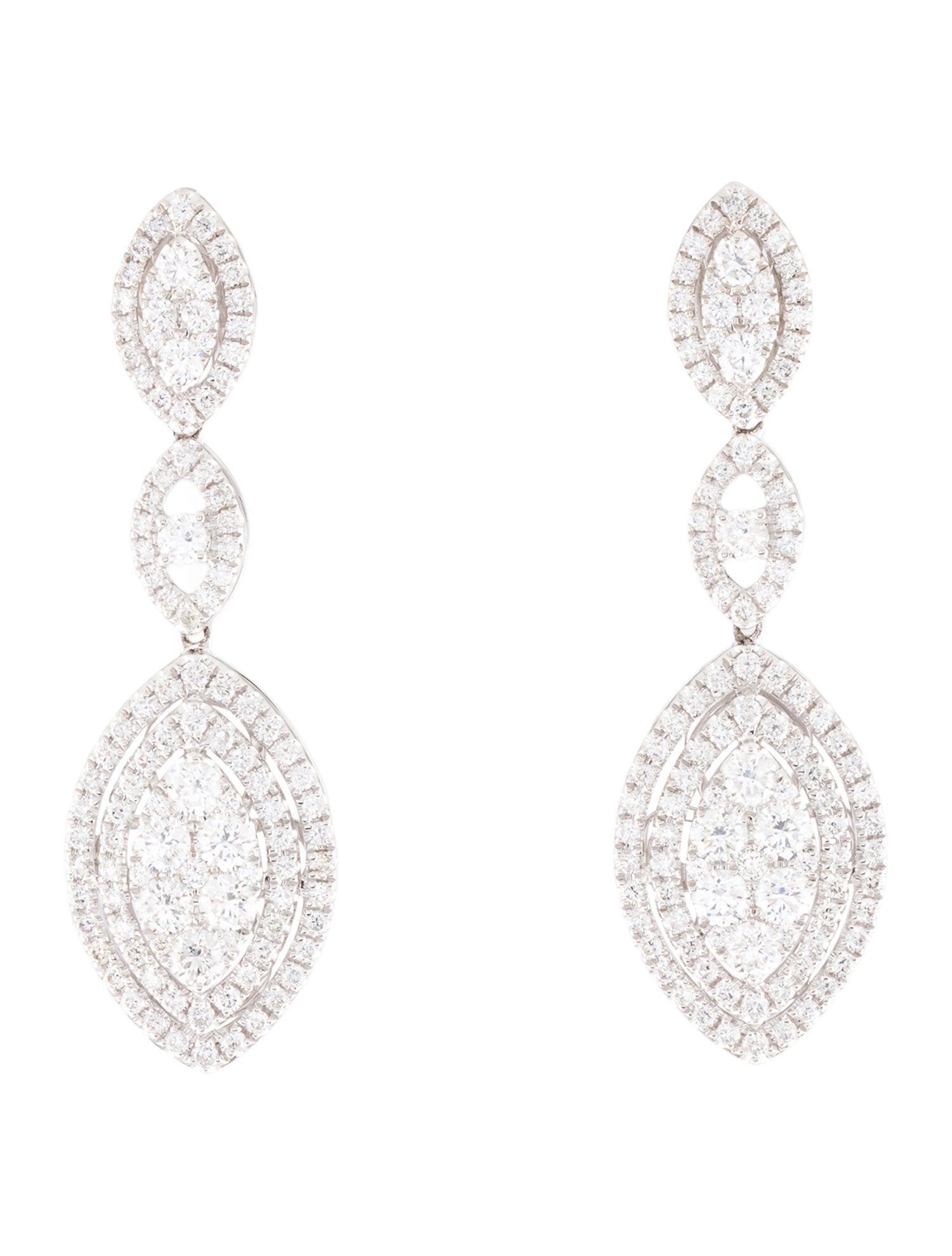 Earrings 14K 3.35ctw Diamond Drop Earrings