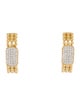 Earrings 14K Diamond Hoop Earrings