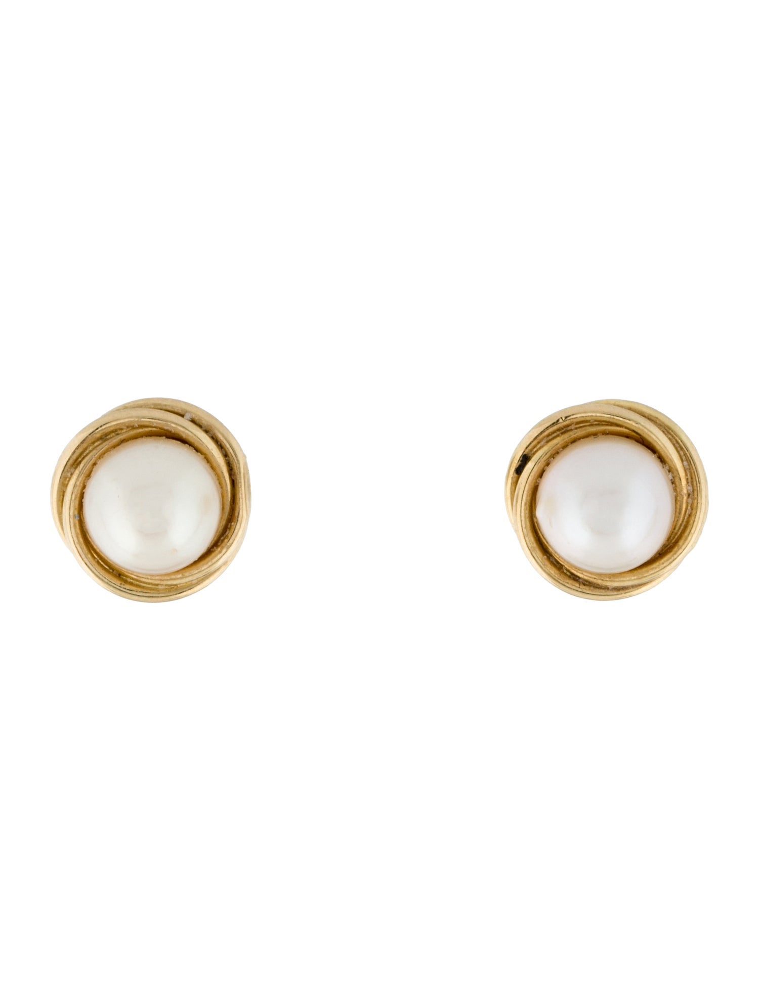 Earrings 14K Pearl Stud Earrings