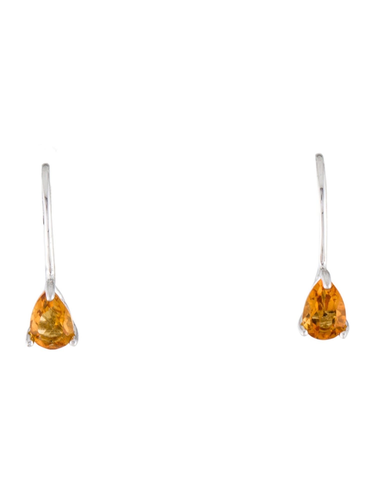 Earrings 14K Citrine Drop Earrings