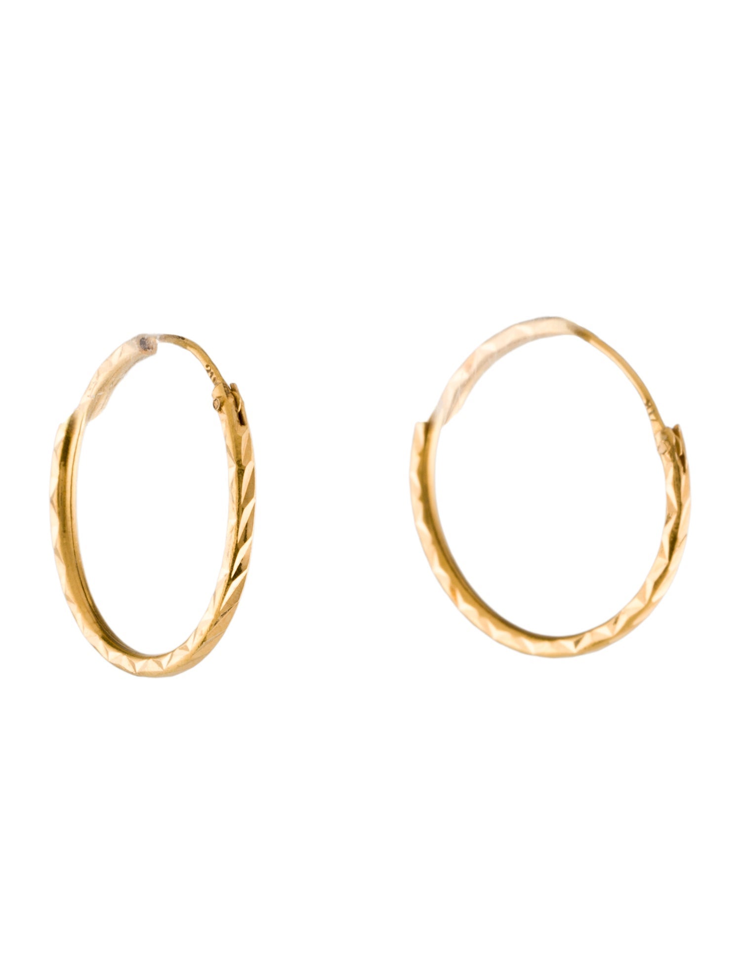 Earrings 21K Hoop Earrings
