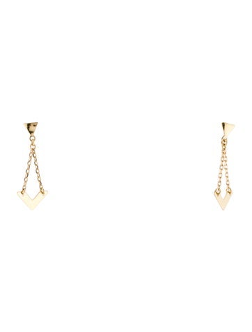 Earrings Drop 18K