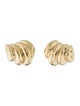 Earrings 14K Textured Earclips