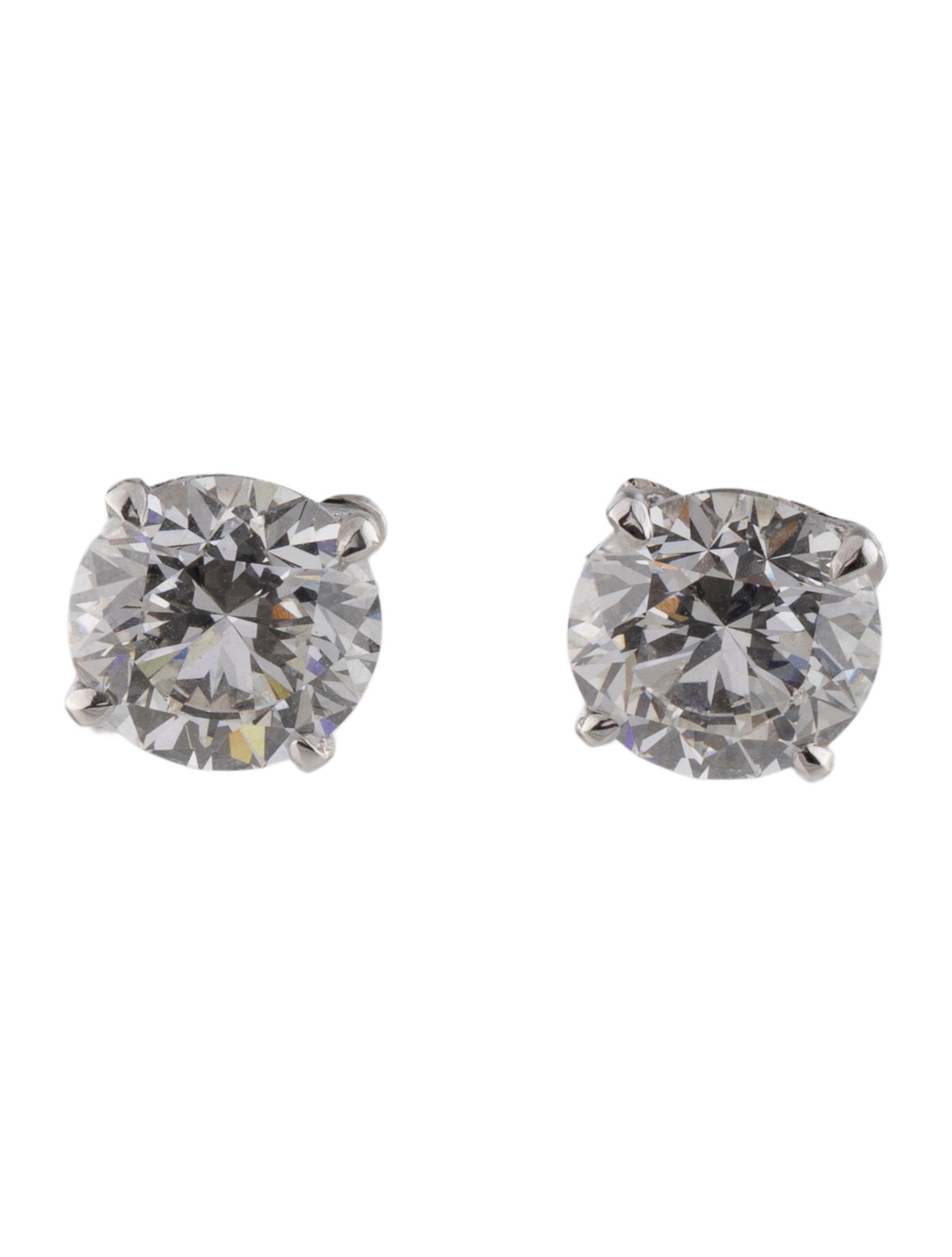 Earrings 18K 7.10ctw Lab-Grown Diamond Stud Earrings